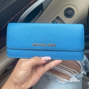 Michael Kors Wallet Blue